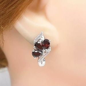 Sale 3.2Ct GENUINE GARNET EARNINGS